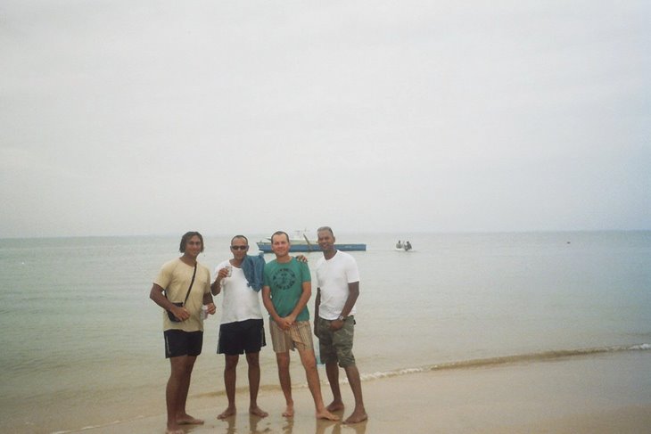 The beach in Gabon