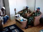 Our CEO Interviewing UNMIL Force Commander, B/Gen. Obiakor during his trip to Ganta, Nimba Couny