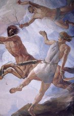Eracle ferisce il centauro Chirone