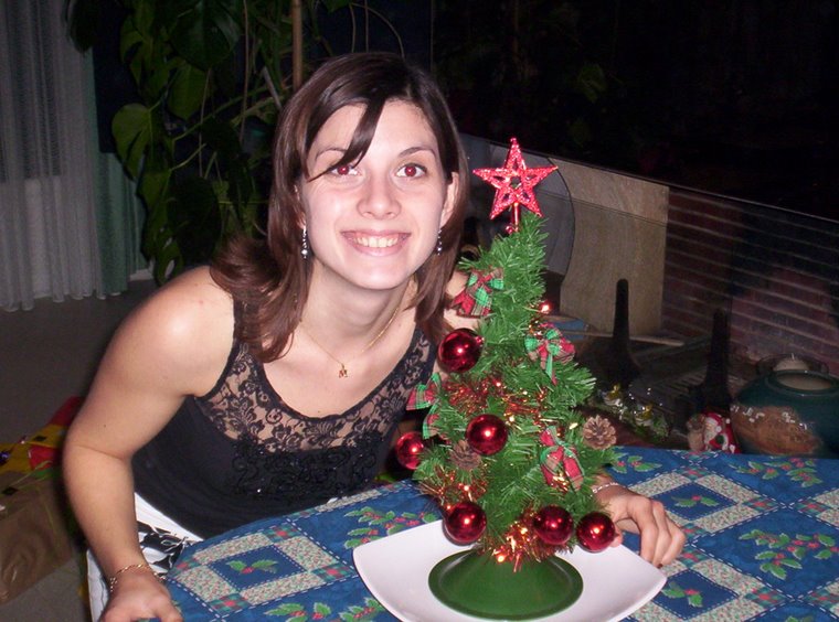 Noel chez mimi avec un sapin portatif