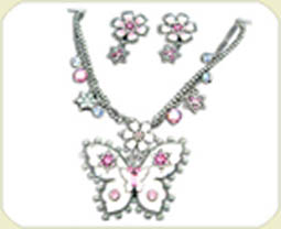 Butterfly Enamel Necklace - Fashion Jewellery Accessories
