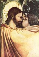 El beso de Judas (1306), de Gioto di Bondone, en la capilla Scrovegni, en Padua, Italia