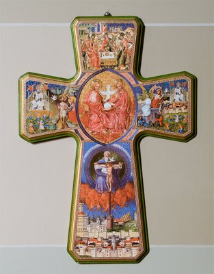 Saint Francis Borgia Church in Washington, MIssouri - illustrated cross