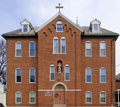 Saint Francis Borgia Church in Washington, MIssouri - rectory