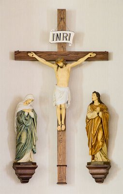 Saint Francis Borgia Church in Washington, MIssouri - crucifix