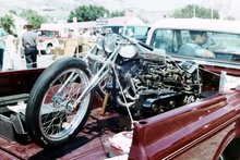 Twin Engine Nostalgia Drag Bike