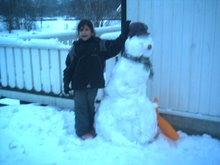 Mi primer muñeco de nieve