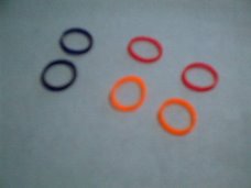 Show off Colour Latex Bands-Thin