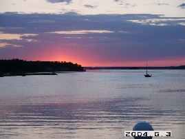 Solnedgång Västervik