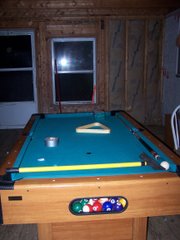 Finished Pool Table