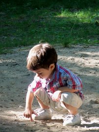 Daniel Playing in the Sand