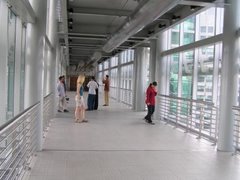 Inside the Petronas Twin Towers skybridge on level 41