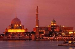 Putra Mosque at Putrajaya, Malaysia's administrative capital