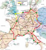 Our Eurail Map