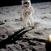 Buzz Aldrin landing on the moon?