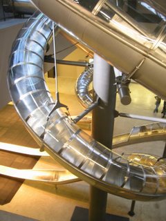 Slides in Turbine Hall of Tate Modern