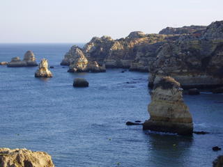 Freestanding rocks just to the west of Lagos