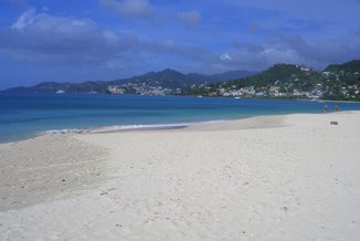 St George's from Grand Anse Beach