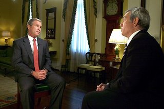 Dan Rather entrevista a george W. Bush
