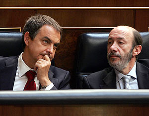 Zapatero y Rubalcaba