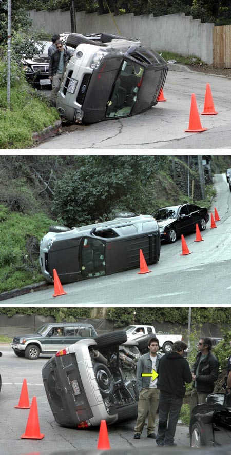 The Green Straw: Joaquin Phoenix's Accident Pictures!