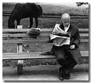 L'homme sur Banc, bis - Central Park, NYC 1974