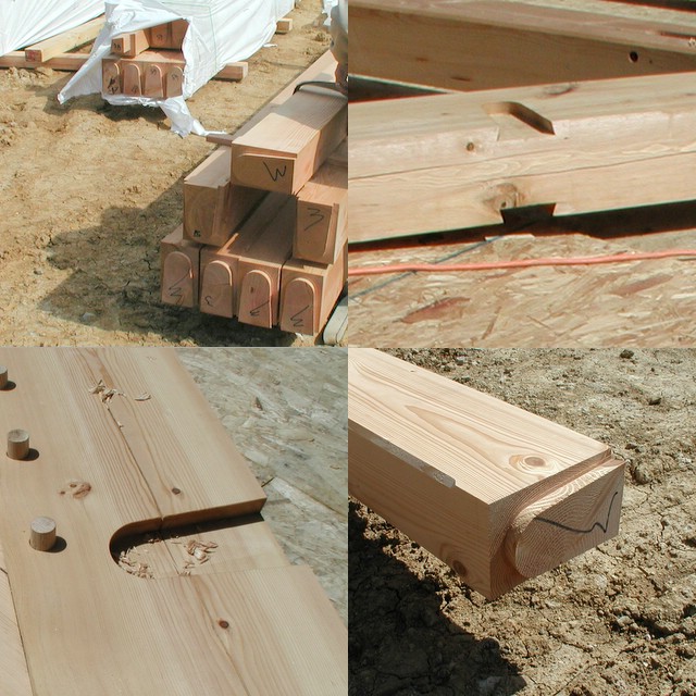 Building a timberframe home from scratch.: Dovetail Details