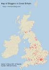 British Blog Directory Map