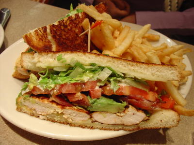 cheesecake factory club chicken avocado grilled food thought