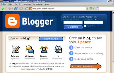 home de blogger en español