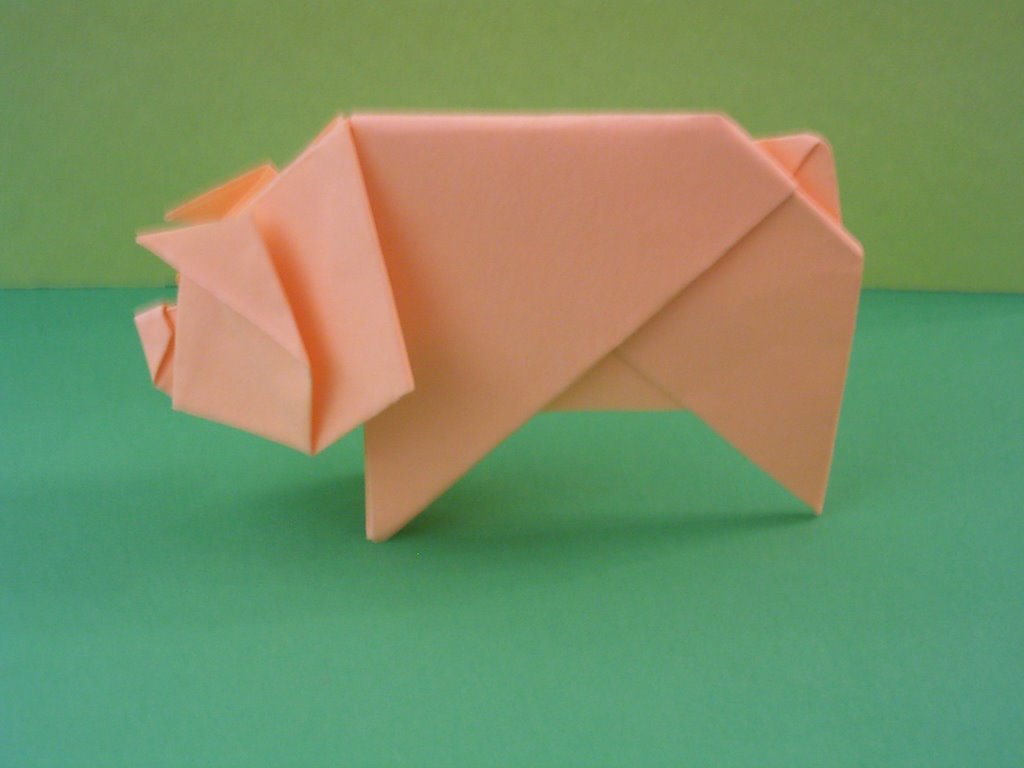 origami photos: Pig