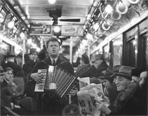 Walker Evans, The Accordian Player