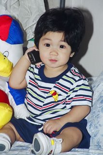 My cute nephew Gino who looks like me; photo by Atty. Galacio