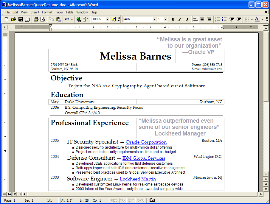 Resumes Template With Quotes. QuotesGram
