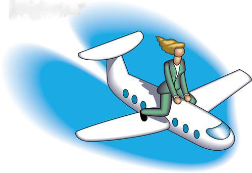 Karikatur Pesawat Terbang : Pesawat Kartun