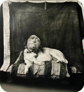 Joel-Peter Witkin - Dog on a pillow - 1994