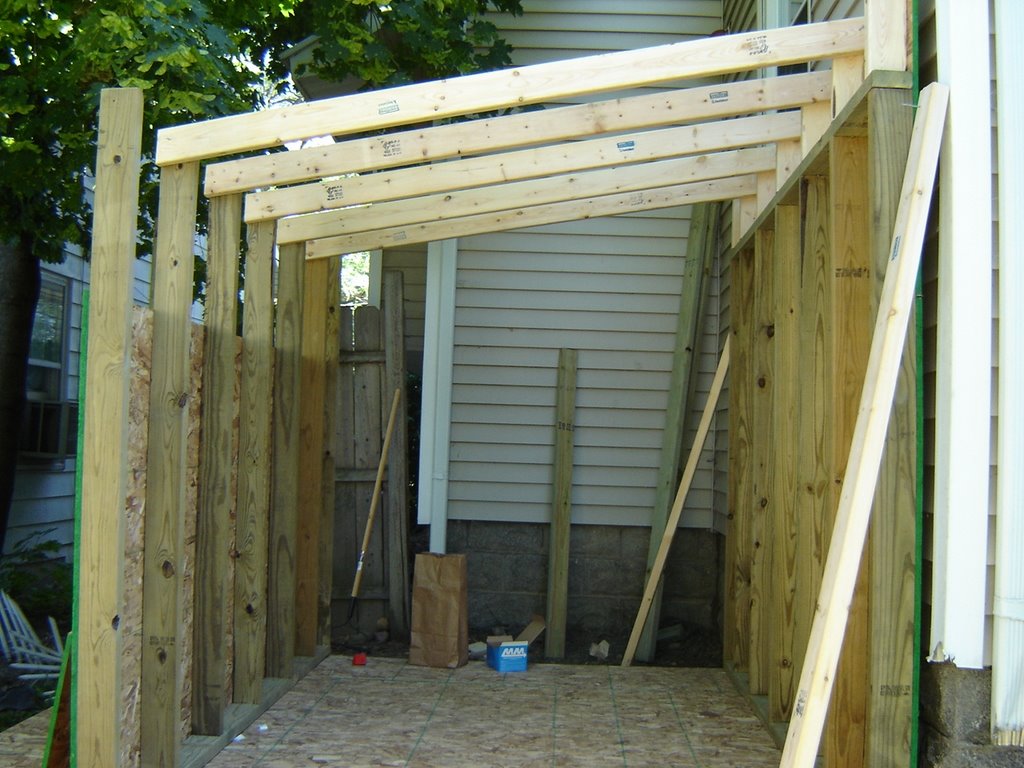 a little bit crazy: How To Build a Backyard Shed (in 12 