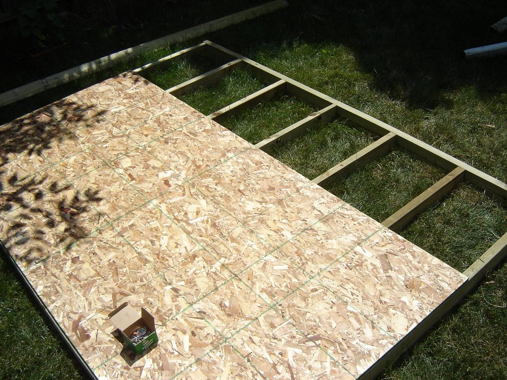 Wood Floor for Shed Foundation