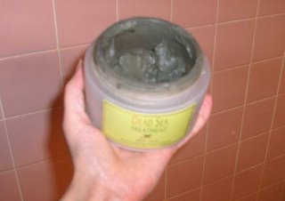 Mud from the Dead Sea.