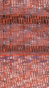 handwoven shadow weave in sock yarns