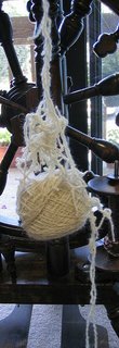 handspun merino silk blend yarn