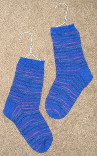 Handknit toe up socks