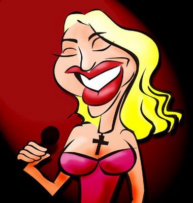 Madonna - caricaturas de cantores