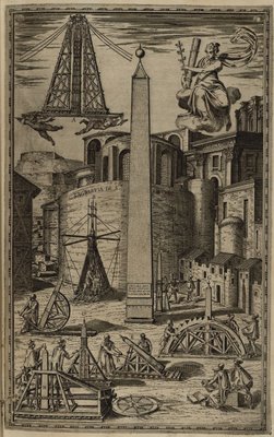 Eight suggested methods for raising the obelisk