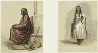 Ghawazi, Arabische Tänzerinnen.