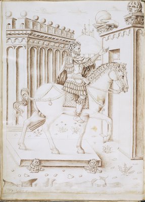 Equestrian statue of the Emperor Marcus Aurelius