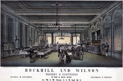 Rockhill & Wilson, tailors & clothiers of men & boys wear 1857