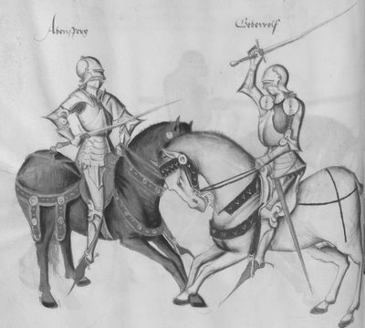 sword fight on horseback technique