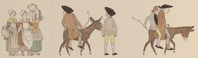 milkmaids and donkey riders