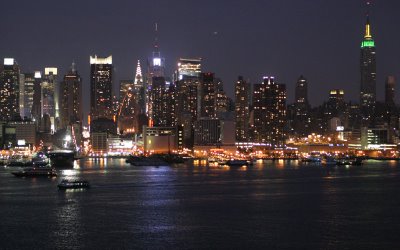 Manhattan at midnight